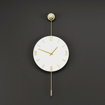 Horloge murale décorative en métal