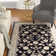 Tapis noir 100% polypropylène Clervil