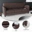 Canapé LeatherSoft Statice Series-441518481-490870609