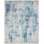 Hand Loomed Abstract Area Rug in Blue-746467384