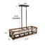 5 - Light Kitchen Island  Lighting Fixture Rectangle Pendant Dining Room Chandelier