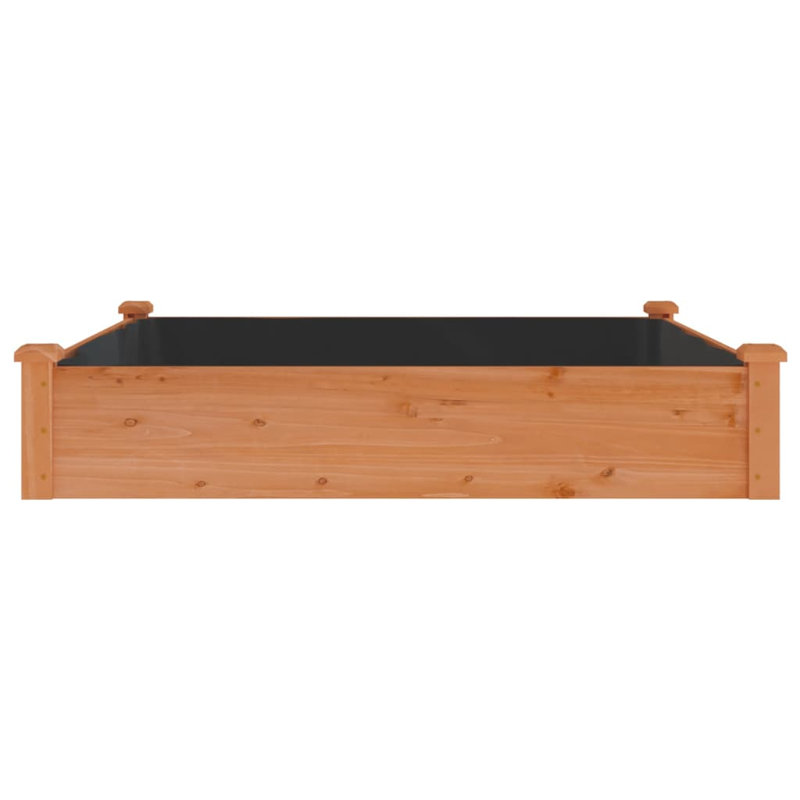 Darbara Wood Raised Garden Bed, Salmon