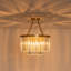 Plafonnier semi-encastré 4 lumières
