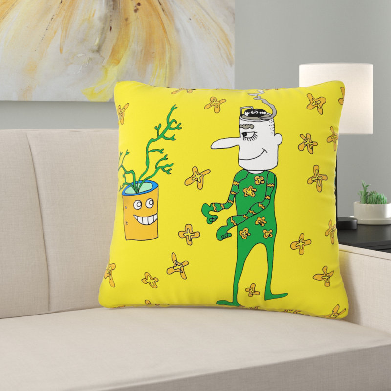 Aloysius Square Cushion, 44 cm L x 44 cm W