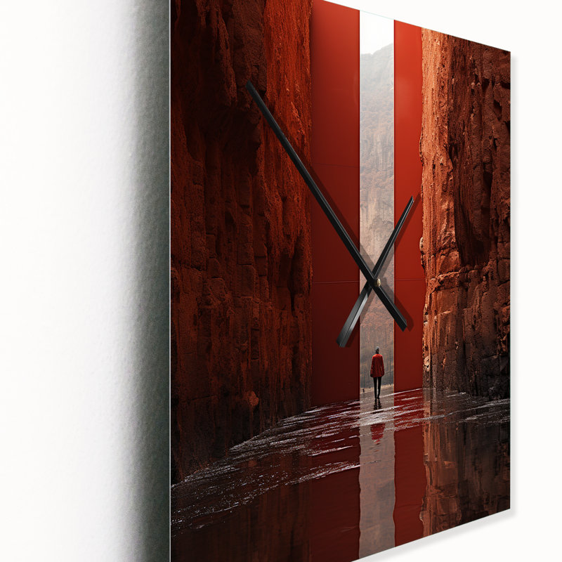 Erts - Horloge murale moderne surréalisme, Très grand