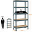 70cm W Manufactured Wood Height -Adjustable Shelving Unit-250100591-216312442