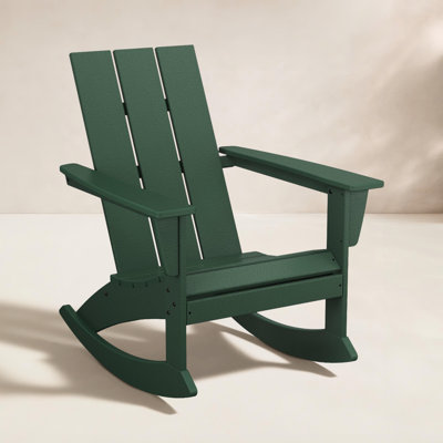POLYWOOD® Modern Adirondack Patio Rocking Chair