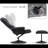 Aashka Faux Leather Swivel Recliner-966231558