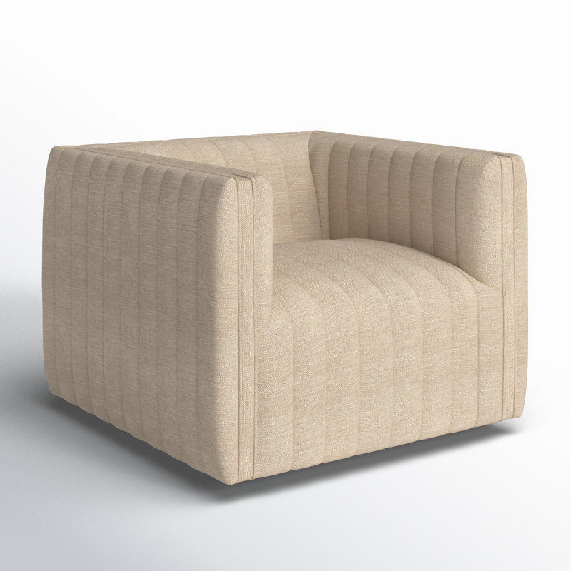 Augustine Outdoor Swivel Lounge Chair, Casa Cream