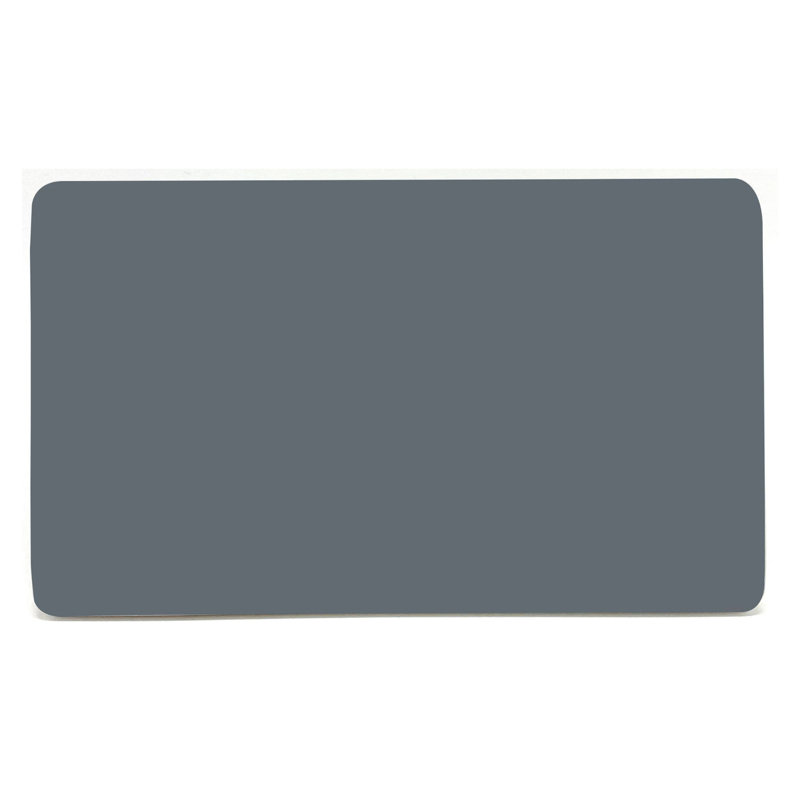 Trendi Switch Double Blanking Plate, Warm Grey