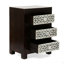 Table de chevet 3 tiroirs en bois