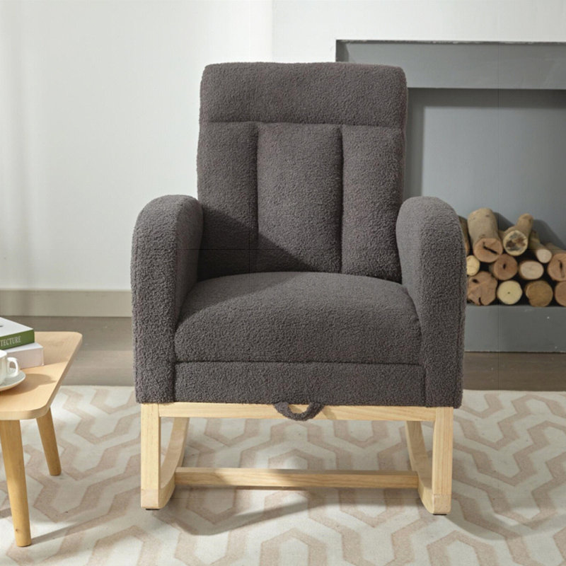 Chaise berçante Modern, Gris