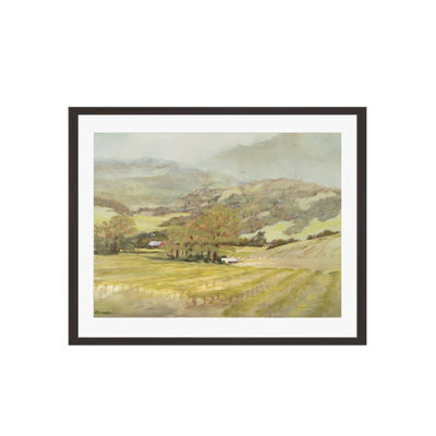 Spring Vineyard Painting by Silvia Rutledge