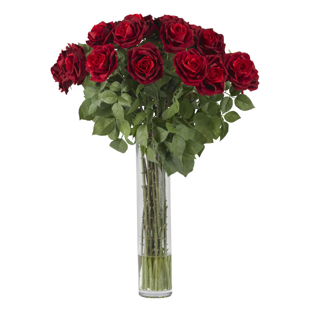 Roses Arrangement in Vase Primrue