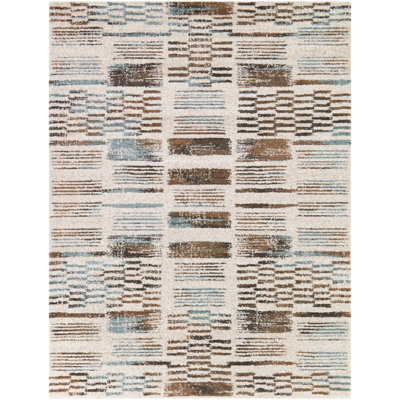 Belli Cream Modern Geometric Area Rug