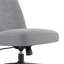 Fauteuil de bureau Katia avec accoudoirs et dossier moyen en tissu beige doux-1766471816