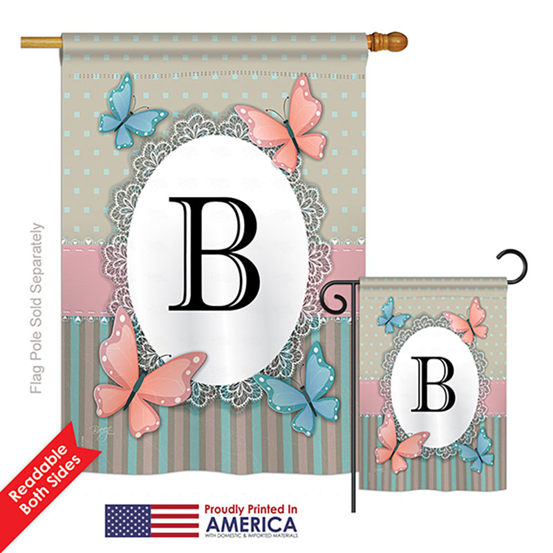 Double Sided Polyester Animal Flag Set, B