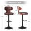 Bois moderne - Tabourets de bar réglables d'appoint-285043599