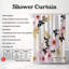 Rideau de douche Midnight Flower - Premium 52-1853625572