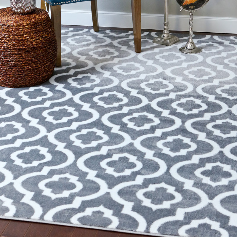 Stimpson Geometric Indoor Rug, Rectangle 4' x 5'3"
