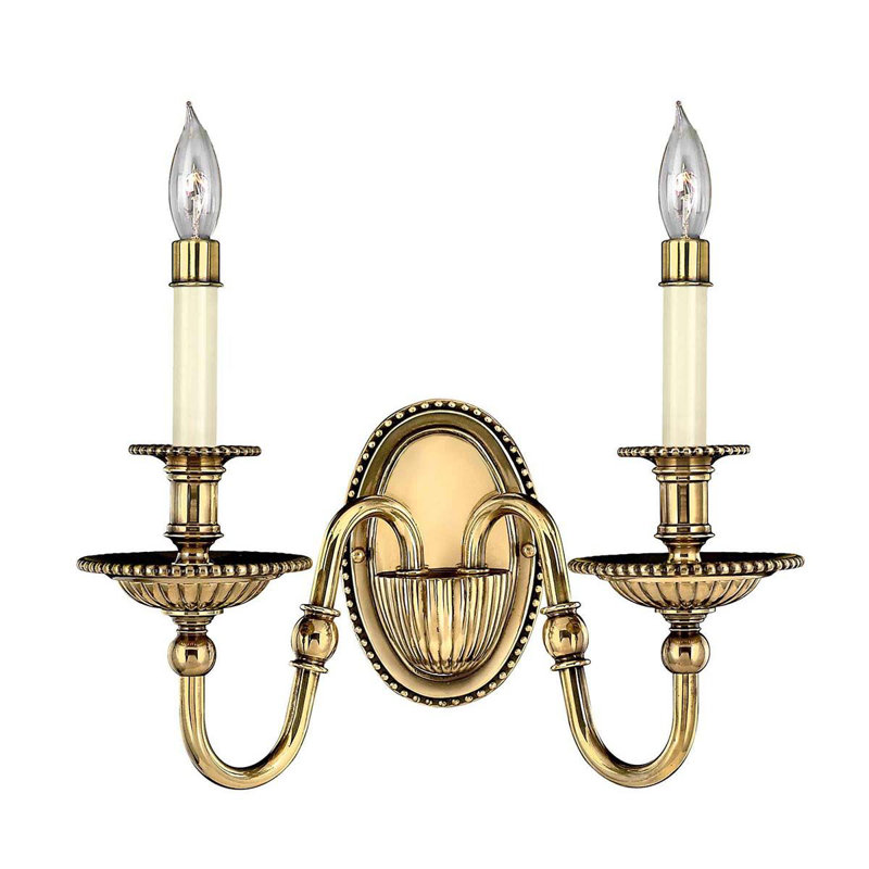Baddesley Steel Candle Wall Light