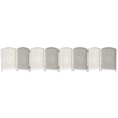 Short Diamond Weave Folding Screen