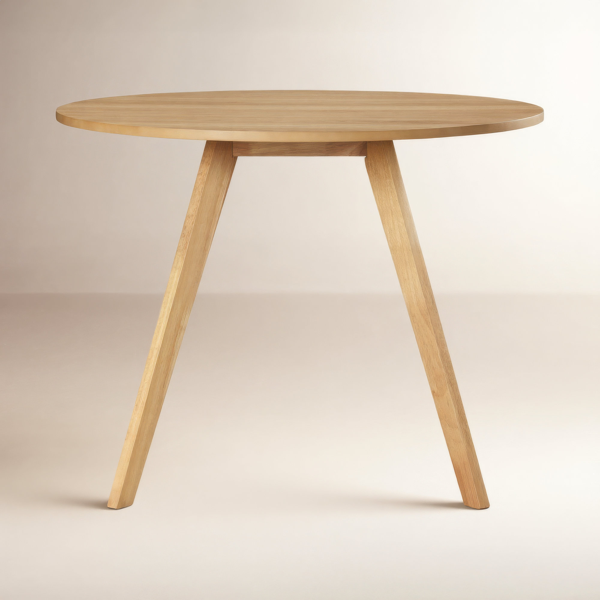 Nikolai 40" Wood Dining Table, Natural