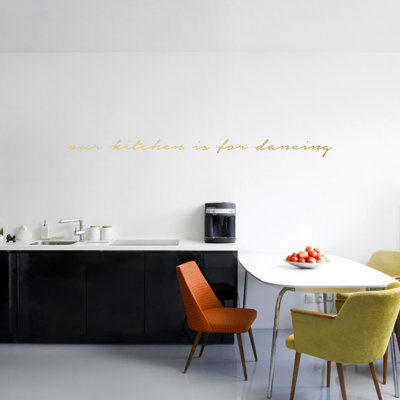 Text & Numbers Non-Wall Damaging Wall Decal
