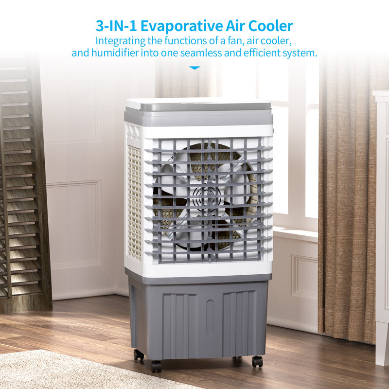 Refroidisseur par évaporation autoportant de 4,6 gallons 4000 CFM