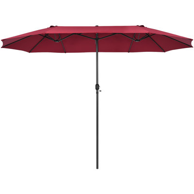 Parasol de marché rectangulaire 180 po x 108 po Ghazan