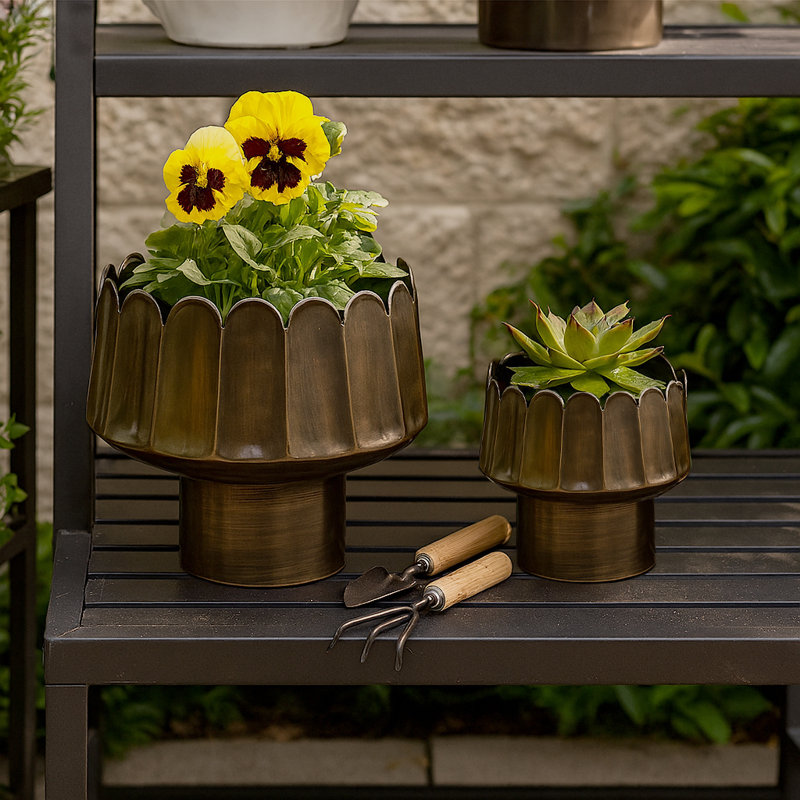 Ensemble de pots à fleurs Aedin