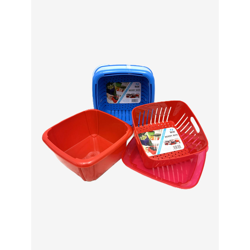Berry Box Set Of 2 Red Blue