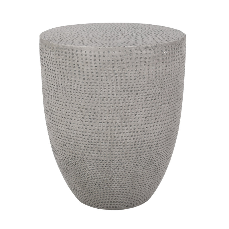 Outdoor Lightweight Concrete Side Table