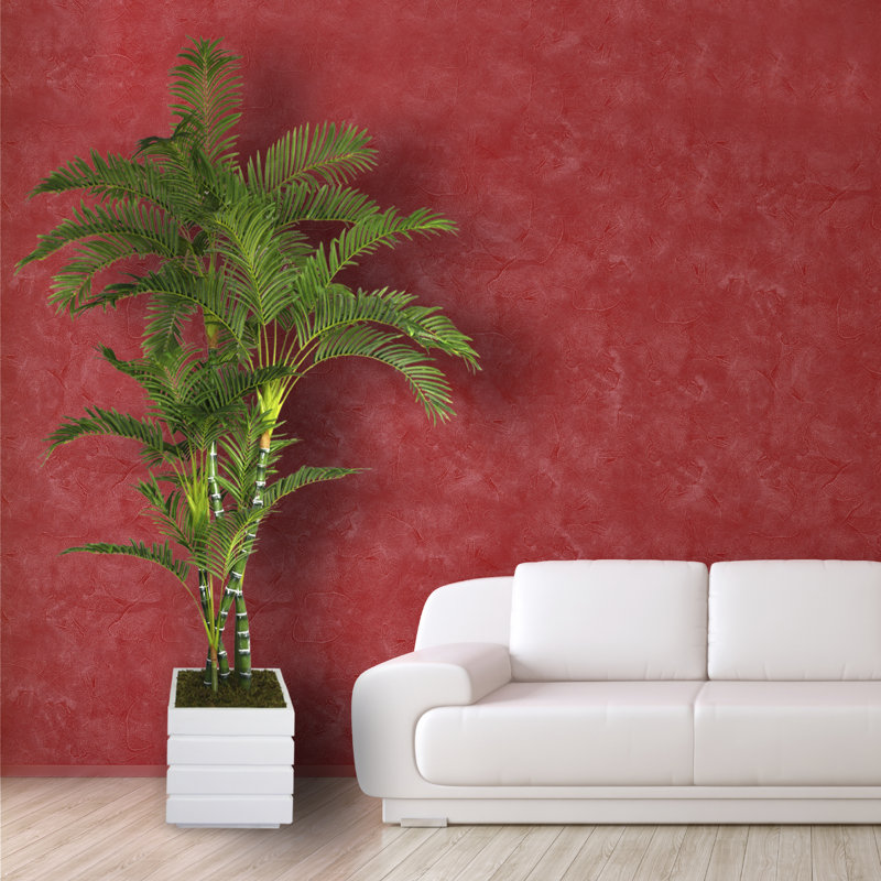 Palmier artificiel 78 po Panama, Blanc