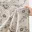 Rideau de douche Farmhouse Floral Vintage, rideaux de douche à motif en lin noir pour salle de bain, taupe brun clair