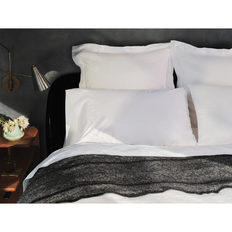 Organic Relaxed Linen Duvet Cover, Alpine White, Full/Queen Duvet Cover