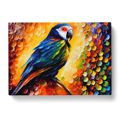 Parrot Painting Vol.1 Abstract - Wrapped Canvas