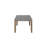 Aston 36" Wide Rustic Industrial Solid Wood Faux Concrete Rectangular Coffee and Cocktail Table