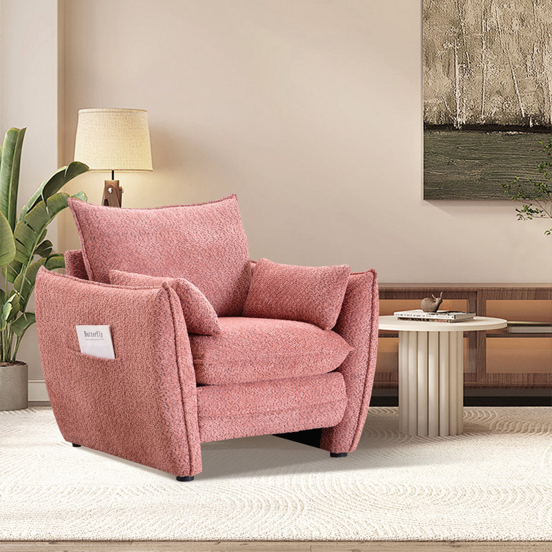 Fauteuil à angles vifs - Convient à une variété de cas de figure, il s'agit d'un siège simple élégant pour les espaces modernes