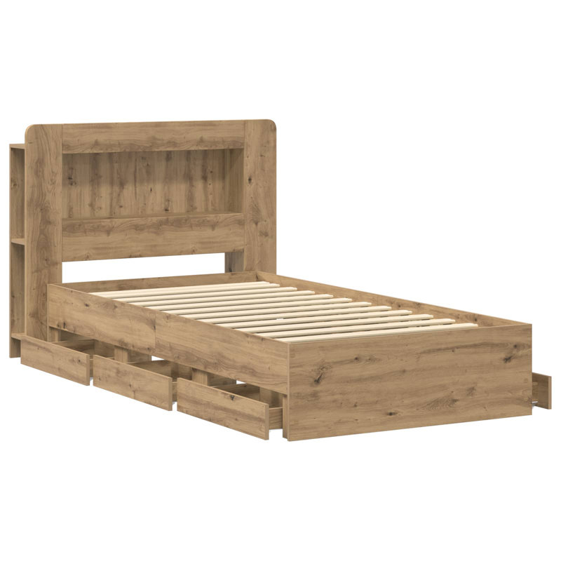 Bed, Artisan Oak