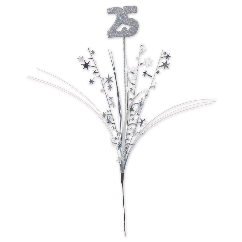 Étoile métallique scintillante "25"