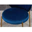 Chaise de salle à manger en velours-118100633