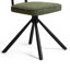 Chaises de salle à manger rembourrées en métal-356607260