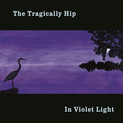 The Tragically Hip Album Cover 12x12 Plaque In Violet Light