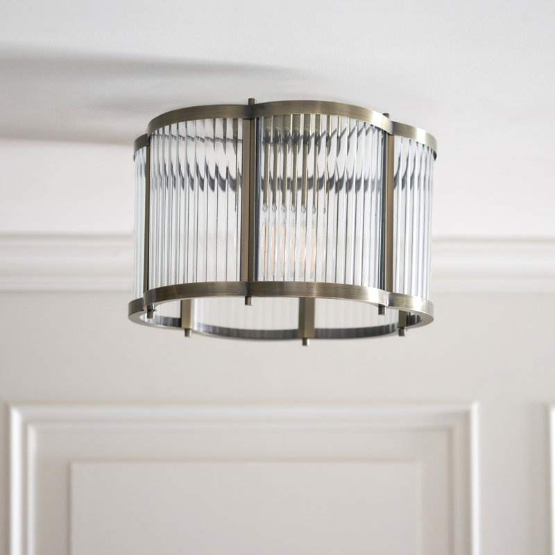 Clear Glass Flush Mount