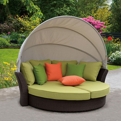 Lit de jour d'extérieur ovale extensible Linton