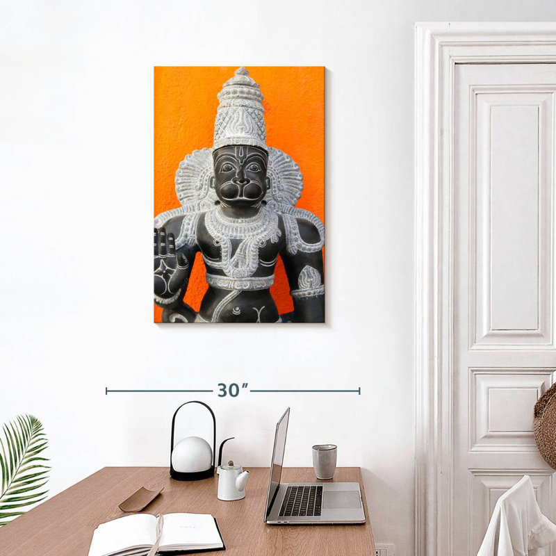 Adella, dieu indou Hanuman, H 30 po x l 20 po