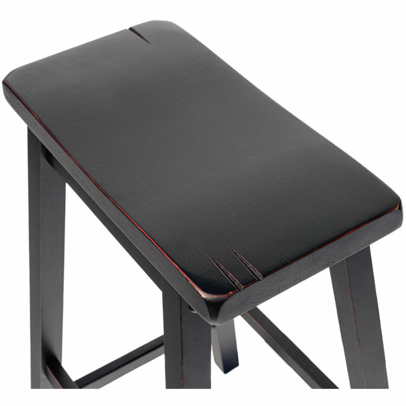 Tabouret de bar, Noir, Petit tabouret (siège d'une hauteur de 18 po)