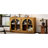 Arched 4-Door Sideboard Buffet, Adjustable Shelves, Retro Look, Natural Wood, Home Essential Sideboard, Stable And