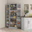 Armoire de cuisine 65 po, armoire de rangement moderne avec portes et tablettes, armoire autoportante pour la salle à manger-299143064